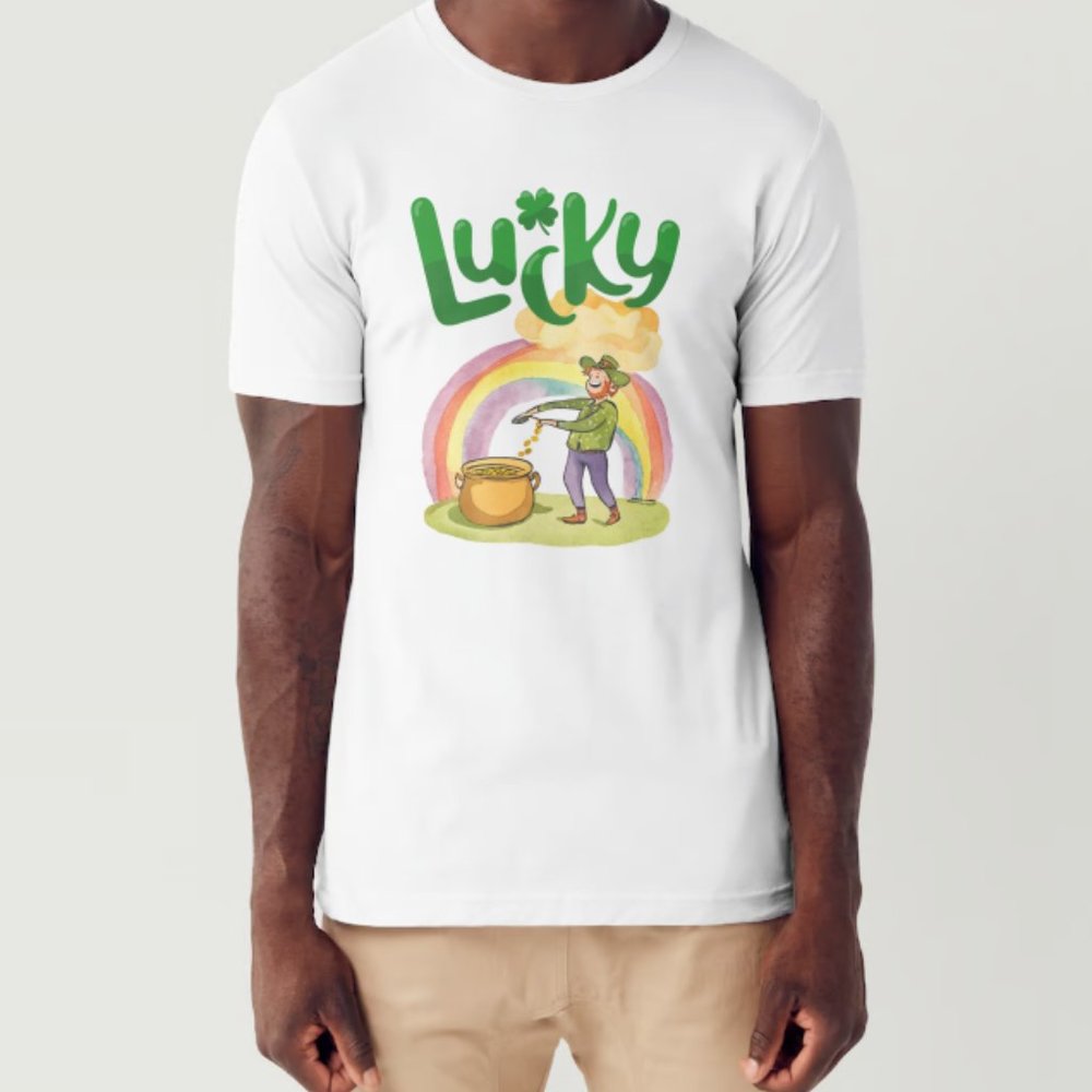 Lucky Vibes Tee – Attract Good Fortune in Style!